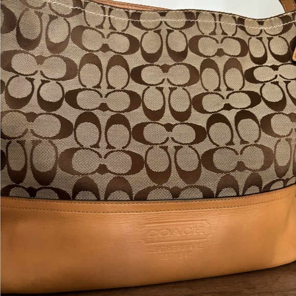 Coach Signature Hobo Shoulder Bag - Picture 3 of 12
